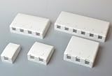 日本製線　Cat6A用4ポートローゼットボックスキット（深型）　NSBOX4L-6AKIT※3個入り