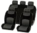 Outdoor Living : Grey Black Seat Covers Air Bag Compatible Cover for Seats