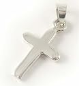 Designer Silver Cross Necklace