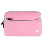Amazon Kindle 1, Kindle 2, Barnes & Noble Nook Neoprene Carrying Case (Pink)