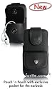 Premium Leather Case for Ipod Nano 2nd Generation, Black with Belt Clip By Prima Cases