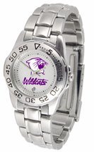 Northwestern Wildcats Gameday Sport Ladies' Watch with a Metal Band