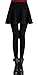 Mullsan® Women Winter Super Warm Velvet Stretchy Skirt Leggings (Black)