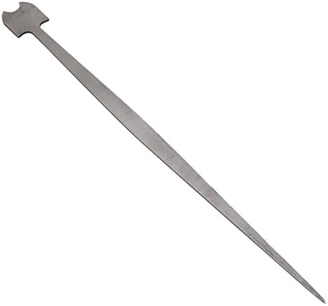 Yibuy 37.4cm Length Silver Stainless Steel Straight Style Bass Sound Post Setter Repare Tool