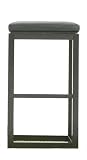 Pinzon Ellington 30 inch Stool, Dark Brown Vinyl, Vinyl