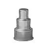 Parrish Magic Line 3-Tier One Piece Mini Round Aluminum Cake Pan