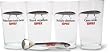 4pc Pint Tumbler Set W/ Bottle Opener - Fishing - Gifts