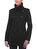 Oxbow Debbie - Caban uni lainage double boutonnage femme