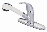Elements of Design Daytona Chrome Single Handle Kitchen Faucet with Single Lever