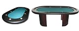 Players Oval Poker Table Full Size 84 X 42 w/ Legs