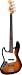 Fender Left-Handed Standard Jazz Bass Brown Sunburst Rosewood Fretboard