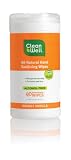 Cleanwell All-natural Hand Sanitizing Wipes - Orange Vanilla Scent, 40-Count (Pack of 3)