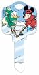 Mickey Mouse and Donald Duck Schlage SC1 House Key Disney