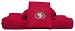 San Francisco 49ers Three Piece Embroidered Bath Towel Set image 1