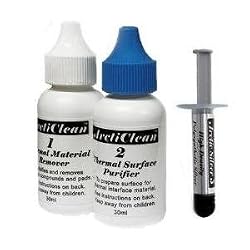 Arctic Silver 5 Thermal Compound 3.5 Grams with ArctiClean 60 ML Kit