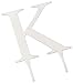 Weddingstar 3 Inch H Brushed Silver Monogram - Letter "K"
