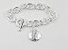 Sporting Goods : Soccer Toggle Bracelet w/Silver Soccer Ball