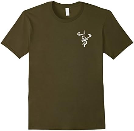 Men's The Crusader T Shirt - I Fear No Evil - Knight Templar Shirt XL Olive