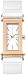 French Connection Gold Ladies White Dial White Leather Strap Watch