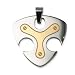 316L Stainless Steel Pendant Stainless Steel Pendant Height of Charm: 33mm Width of Charm: 33mm