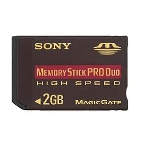 Sony 2GB Memory Stick Pro Duo High Speed MSXM2GN