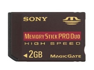Sony 2GB Memory Stick Pro Duo High Speed MSXM2GN
