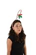 Elope Springy Mistletoe Headband, Multi-Colored, One Size