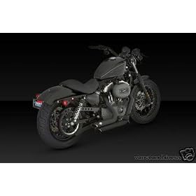 Vance and Hines Motorcycle Exhaust / Harley Davidson Sportster / 07-08 Sportster / Shortshots Staggered