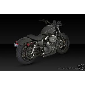 Vance and Hines Motorcycle Exhaust / Harley Davidson Sportster / 07-08 Sportster / Shortshots Staggered