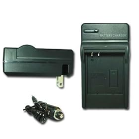 NEW Lithium-Ion Battery Charger for Canon IXY Digital 40 50 55 60 70 80 CB-2LV NB-4L NB4L + car plug