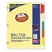 Avery  WorkSaver Big Tab Insertable Dividers, 5-Tab Set, 1 Set (23280)