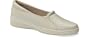 Grasshoppers Women's Jensen Leather Slip-on Shoes,Stone Smooth Leather,8 W
