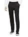 Kenneth Cole Reaction Men's Textured Stria Flat Front Pant, Black, 36x34
