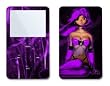 Ghost In The Pod (Violet) Design iPod classic 80GB/ 120GB Protector Skin Decal Sticker