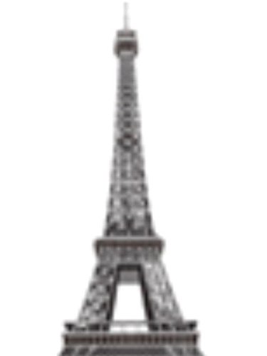 Wallpaper York RoomMates 09 Eiffel tower Peel and Stick Giant Wall Decal RMK1576GM