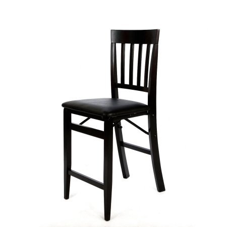 Boraam 39529 29 in. Salem Folding Stool in Black - Set of 2