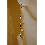 Saka's Oval Circles Long Metal Earrings