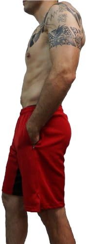 Red Athletic Shorts (Blank, Crossfit, Tough Mudder) Size Large