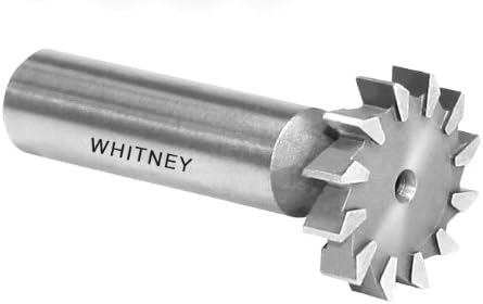 Whitney Tool 10650 Deep Slotting Cutter with Side Teeth, 5 Degree Rake for Ferrous Material, 1" X 3/16"