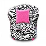 Newco Kids Redondo Chair, Minky Zebra