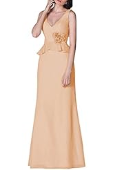 V-neck Beaded Sleeveless Evening Dress/Homecoming Dress/Mother-of-the-Bride Dress/Prom Dress/Party Dress/Wedding Dress 