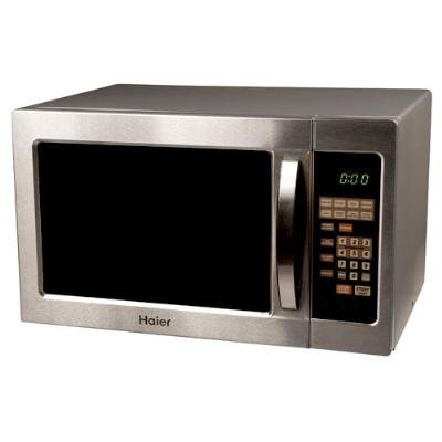Haier MWM10100SS 1-Cubic-Foot 1000-Watt Microwave Oven, Stainless