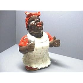 MAMMY Black 3-Dimensional 13 COOKIE JAR Jemima NEW by KMC/KK-BlackAmericana