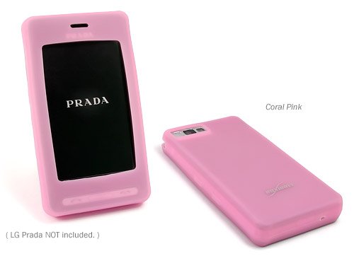 LG KE850 Prada FlexiSkin - The Soft Low-Profile Case (Coral Pink)