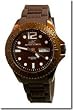 Adee Kaye Woman's Aluminum Brown Diver Watch AK5433L