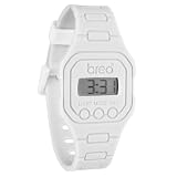 Breo Unisex Spectrum Rubber Digital Watch B-TI-TD8 White