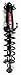FCS 2345766 IS250 06-13 Lexus IS350 11-13 Rear Black Susp Strut Assembly