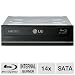 LG Electronics 14x SATA Blu-ray Internal Rewriter without Software, Black