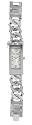 Betsey Johnson Women's XOX Silver-Tone Flip Case Bracelet Watch #BJ4180
