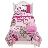 Hello Kitty Single Bed 3-Piece Sheet Set & Padded Duvet